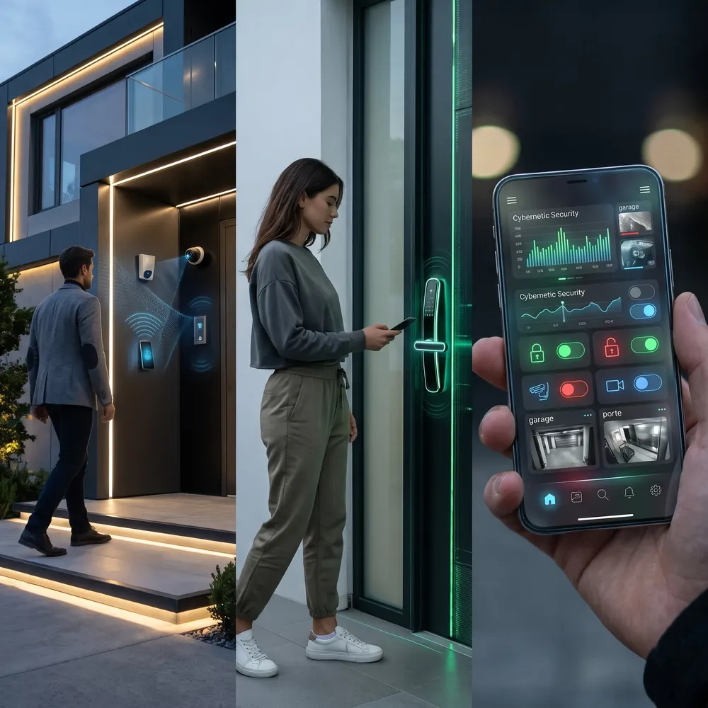 Ouverture de la porte par smartphone